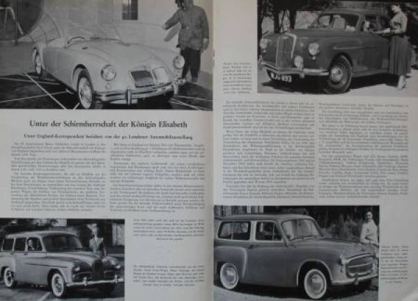 "WKT - Die Wagen und Karosseriebautechnik" Carbody Style-Magazine 1955 (5107)